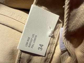 Pantalones Zara Beige Talla 34