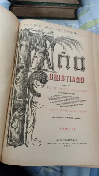 Libros volúmenes 1,2,3,4,6 año cristiano