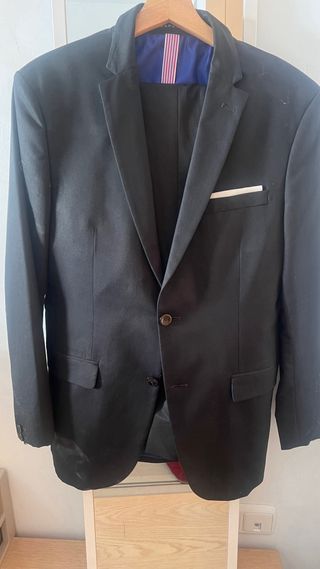 Chaqueta Traje Slim Hombre Negra