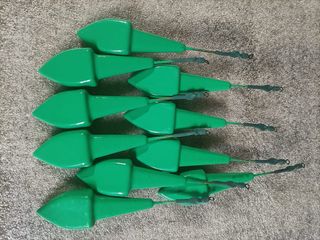 Plomos de pesca verdes
