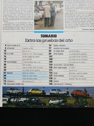 Revista automovilismo Motor 16 num 57 Nov 1984