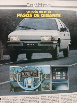 Revista automovilismo Motor 16 num 57 Nov 1984