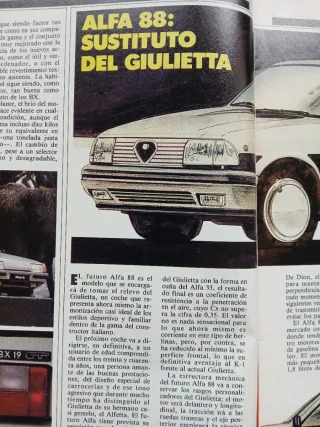 Revista automovilismo Motor 16 num 57 Nov 1984