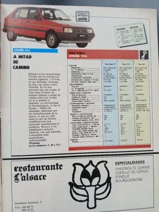 Revista automovilismo Motor 16 num 57 Nov 1984