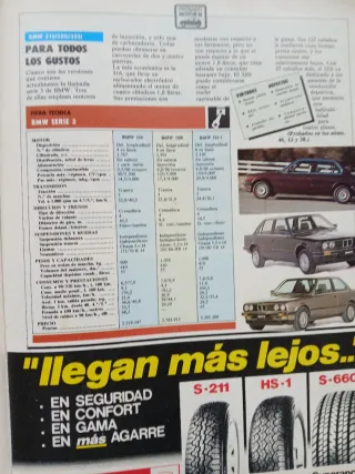Revista automovilismo Motor 16 num 57 Nov 1984