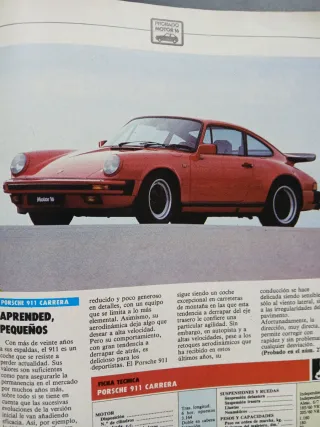 Revista automovilismo Motor 16 num 57 Nov 1984