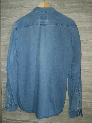 Camisa vaquera Pull&Bear azul