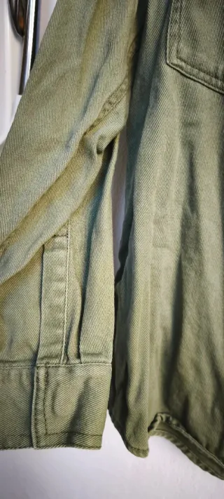 Camisa oversize Zara verde L