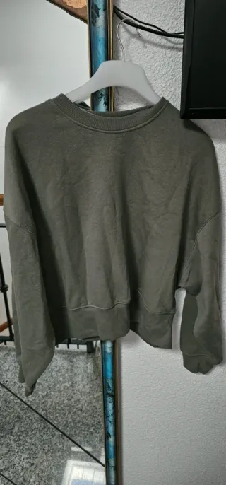 Sudadera Oversize Verde Militar Primark
