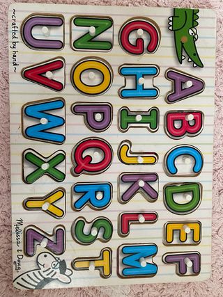 Puzzle Madera Abecedario Melissa & Doug
