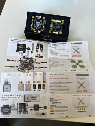 Controlador Dron Aircraft FC Negro/Amarillo