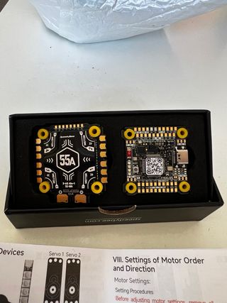 Controlador Dron Aircraft FC Negro/Amarillo