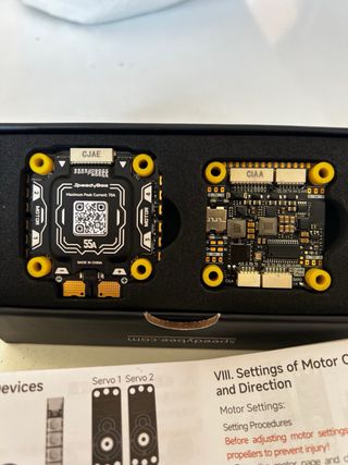 Controlador Dron Aircraft FC Negro/Amarillo