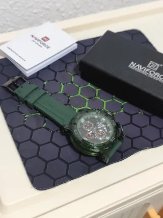 Reloj Naviforce Verde Hombre
