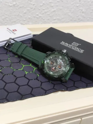 Reloj Naviforce Verde Hombre