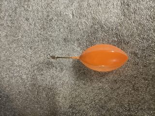 Plomos de pesca naranja