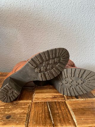 Botines Fosco Marrones con Cordones talla 38