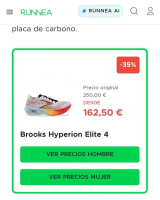 Zapatillas maratón Brooks grises y naranjas