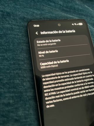 Samsung A53 5G Negro  Con una funda