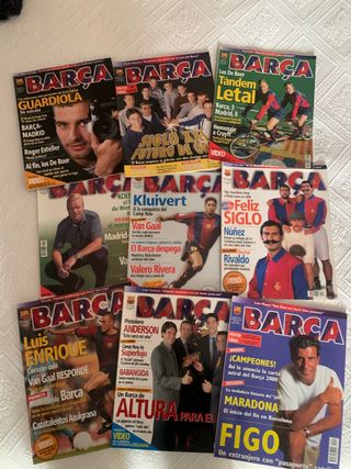 Lote revistas Fc Barcelona Barça  año 98/99