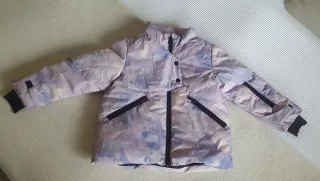 Chaqueta de esquí con estampado tie-dye