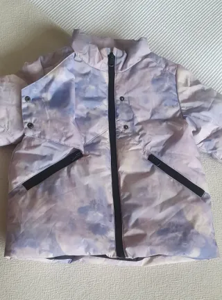 Chaqueta de esquí con estampado tie-dye