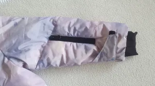 Chaqueta de esquí con estampado tie-dye