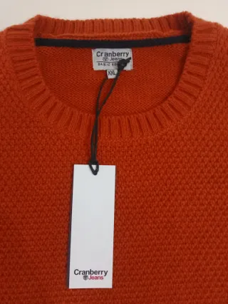 Maglione Uomo XXL Arancione Rosso