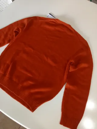 Maglione Uomo XXL Arancione Rosso