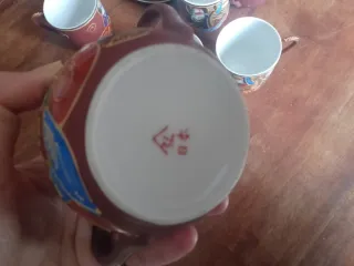 Servizio giapponese 6 tazzine caffè + zuccheriera