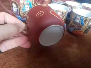 Servizio giapponese 6 tazzine caffè + zuccheriera