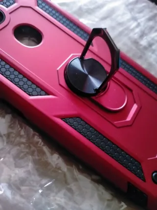 Funda Protectora Oppo Roja con Aro
