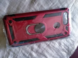 Funda Protectora Oppo Roja con Aro