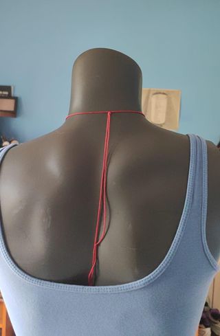 Colgante Artesanía Nené Son Joyas Azul Dorado