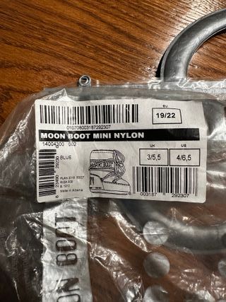 Moon Boot Mini NEW con etichetta – Blu – EU 19/22