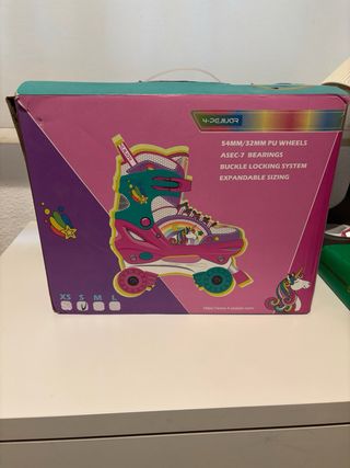 Patines 4 Ruedas Niña Talla 30-33 Unicornio