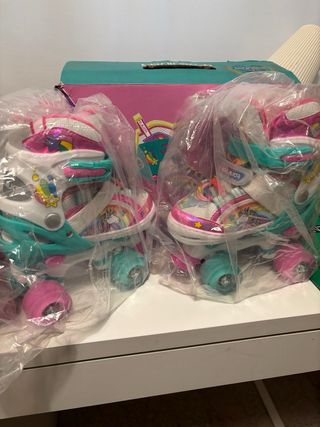 Patines 4 Ruedas Niña Talla 30-33 Unicornio