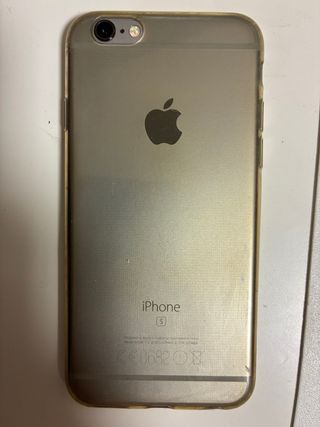 Funda silicona iPhone 6s transparente