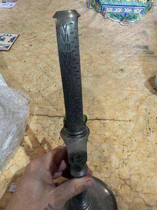 Reloj de aceite s.XIX