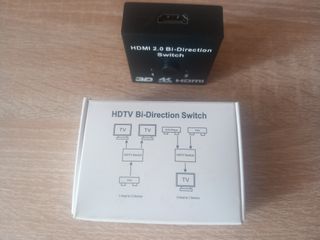 Conmutador HDMI Bi-Direccional 2 Puertos