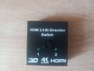 Conmutador HDMI Bi-Direccional 2 Puertos