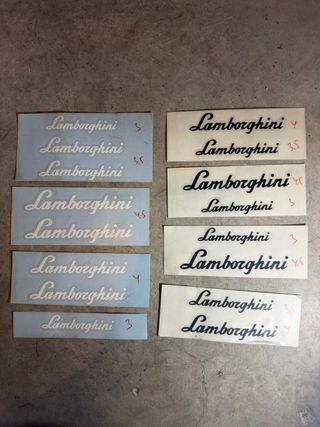 Pegatina adhesiva anti calórica pinza freno Lambo