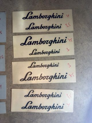 Pegatina adhesiva anti calórica pinza freno Lambo