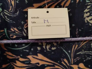 Chaleco terciopelo azul marino sin estrenar