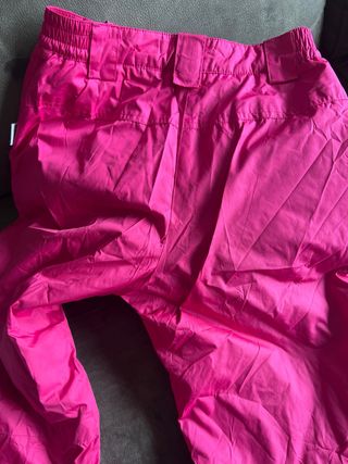 Pantalones de esquí rosas para niña