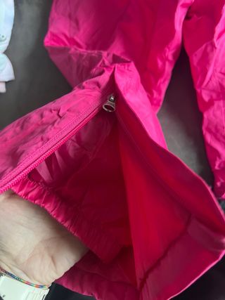 Pantalones de esquí rosas para niña