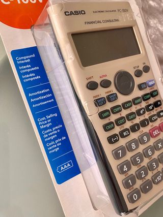 Calculadora Financiera Casio FC-100V sin estrenar