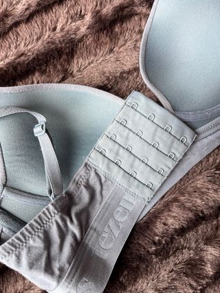 Sujetador push-up azul grisáceo Tezenis 85B