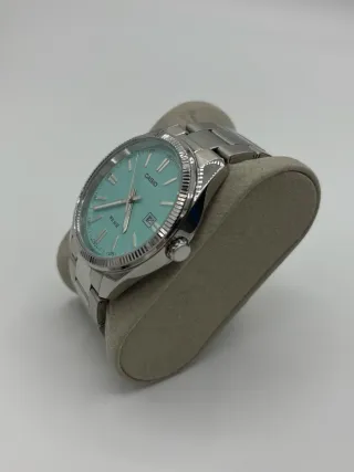 Casio MTP Tiffany Esfera Turquesa Acero