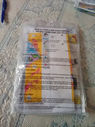 Kit Punto de Cruz Madre e Hijo Durmiendo